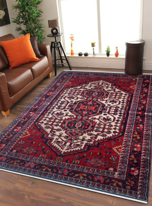 Antique handmade rug cleaned by rug cleaning specialists in Perth