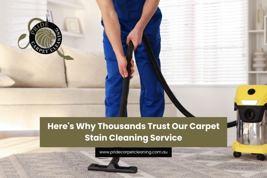Here’s Why Thousands Trust Our Carpet Stain Cleaning Service