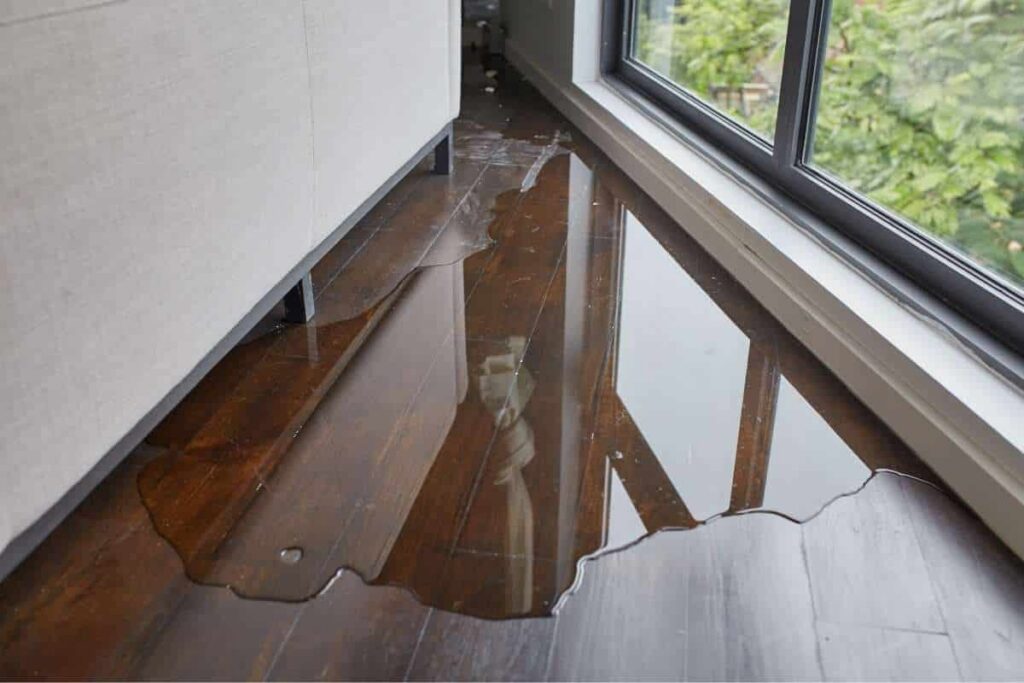 water damaged wood floor repair