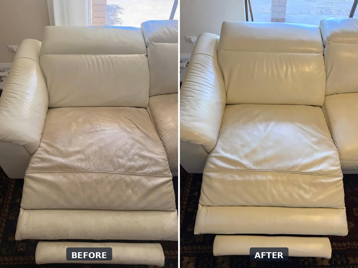 Before and after cleaning